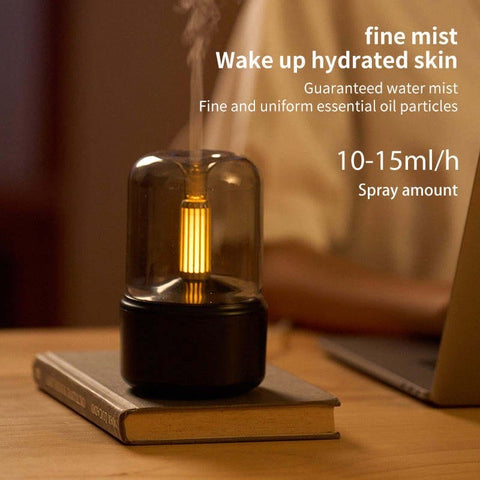5-in-1 USB Aroma-Diffusor mit Kerzenlicht & Luftbefeuchter – 120ml