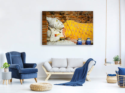 Leinwandbild Ein Buddha in Thailand