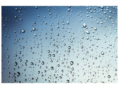 Leinwandbild Ein Wand aus Regen