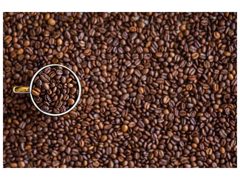 Leinwandbild Alles Kaffeebohnen