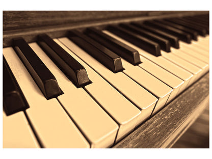 Leinwandbild Am Klavier