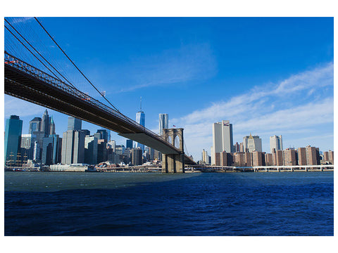 Leinwandbild Brooklyn Brücke bei Sonnenschein