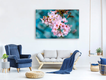 Leinwandbild Close up Blume