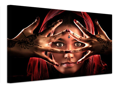 Leinwandbild face of India