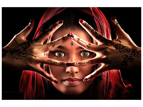 Leinwandbild face of India