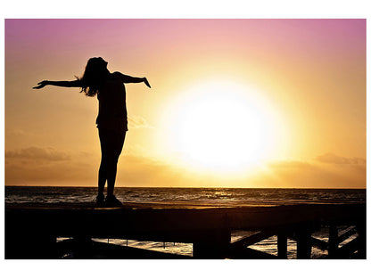 Leinwandbild Freiheit am Meer