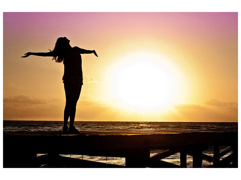 Leinwandbild Freiheit am Meer