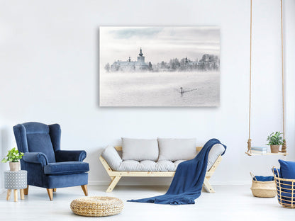 Leinwandbild Gmunden Schloss Ort