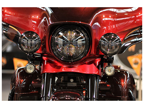 Leinwandbild Motorrad Männertraum