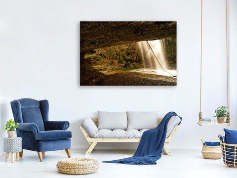 Leinwandbild Natur Dusche