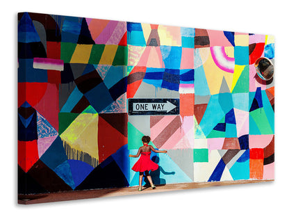 Leinwandbild One Way