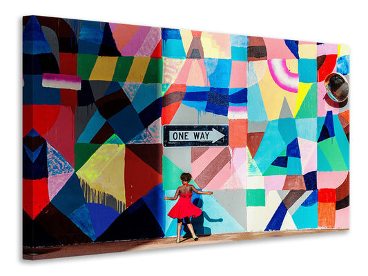 Leinwandbild One Way