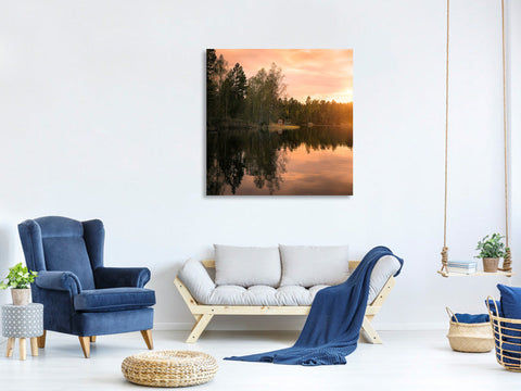 Leinwandbild The Little Red House