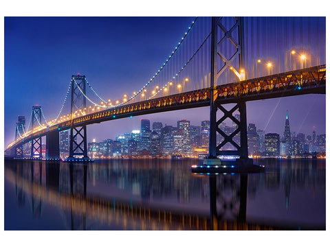Leinwandbild Urban Illusion The Bay Bridge