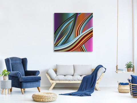 Leinwandbild Wellengleich