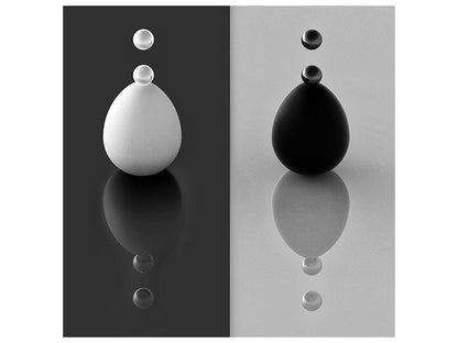 Leinwandbild Yin Yang Eggs