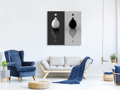 Leinwandbild Yin Yang Eggs