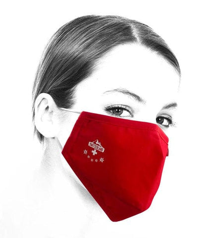 Swiss Ethno Elon Gesichtsmaske – Baumwolle, Waschbar & Swissness-Design