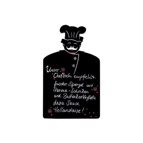 Kreidetafel "Chefkoch" ohne Rahmen, 62x103cm, Outdoor
