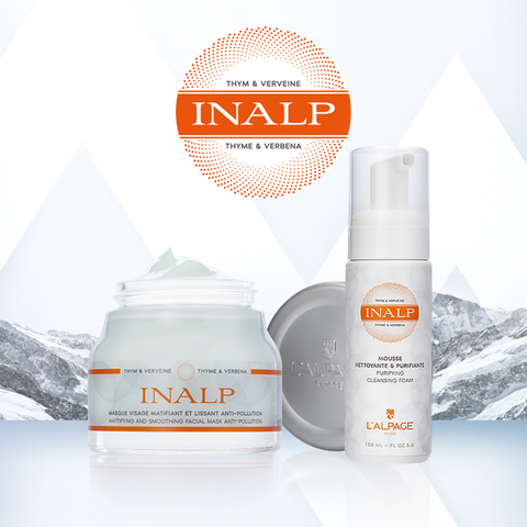 Set of Coffret Cadeau Masque Visage 100ml + Mousse Nettoyante INALP