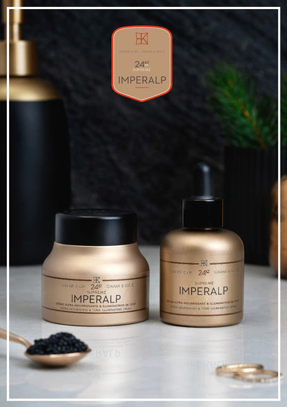 Presentlåda Grädde Kaviar & Guld + Serum Kaviar & Guld Imperalp