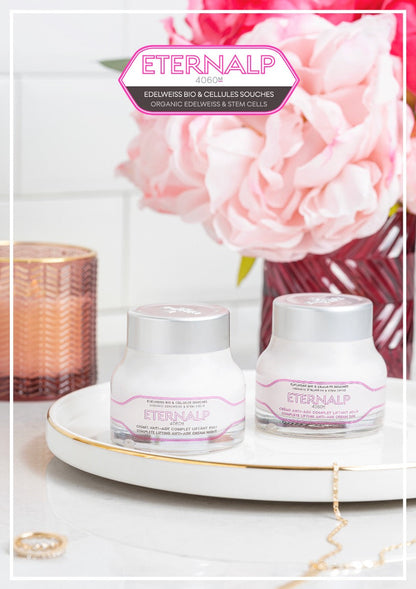 Set of Coffret Cadeau DUO Crème Anti-Age Liftant Jour & Crème Anti-Age Liftant Nuit Eternalp 4060m