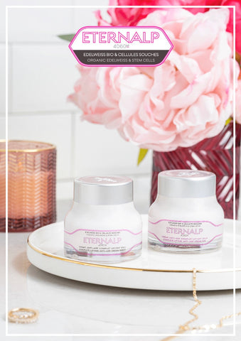 Set ou Coffret Cadeau DUO Crème Anti-Age Liftant Jour & Crème Anti-Age Liftant Nuit Eternalp 4060m
