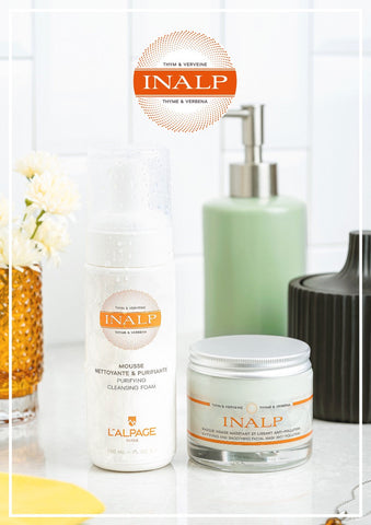 Set of Coffret Cadeau Masque Visage 100ml + Mousse Nettoyante INALP