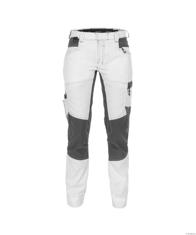 Dassy Malerhose für Damen - Arbeitshose weiss - Helix Painter
