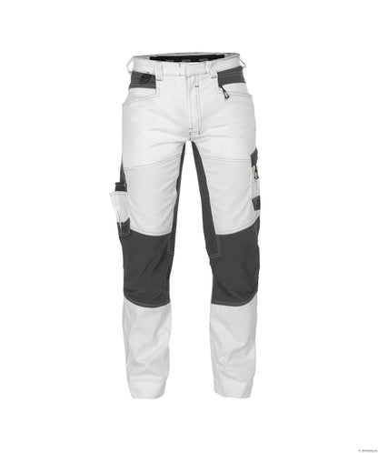 Dassy Malerhose für Herren - Arbeitshose weiss - Helix Painter