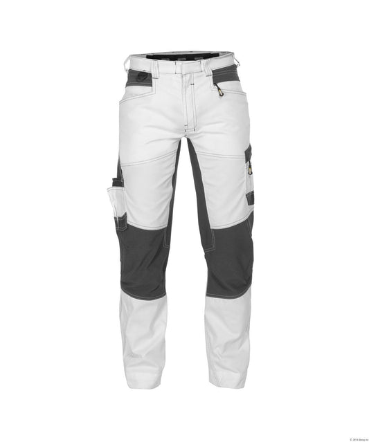 Dassy Malerhose für Herren - Arbeitshose weiss - Helix Painter