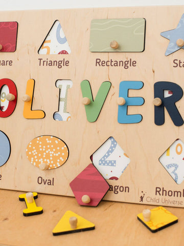 montessori wooden puzzles for toddlers