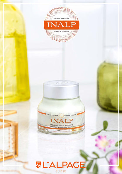 Set eller Gaveæske Creme Matifiante og Lissante + Rensemousse INALP