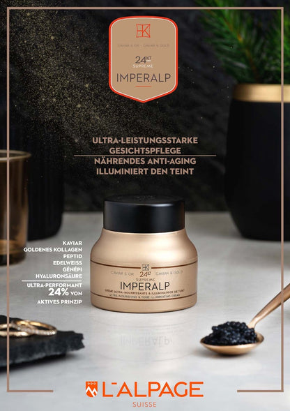 Presentlåda Grädde Kaviar & Guld + Serum Kaviar & Guld Imperalp