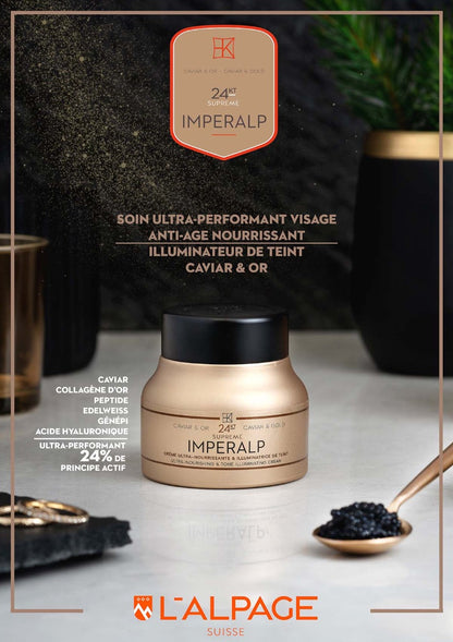 Presentlåda Grädde Kaviar & Guld + Serum Kaviar & Guld Imperalp