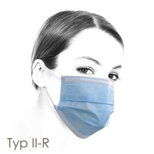 Medizinische OP-Maske Typ II-R – 50 Stück, TÜV & CE