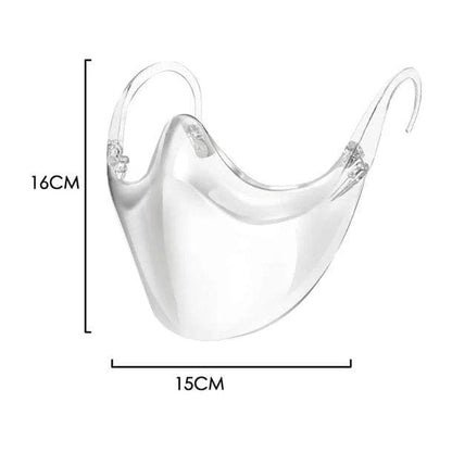 Techna Gesichtsschutzmaske – Transparent, Polycarbonat & Wiederverwendbar