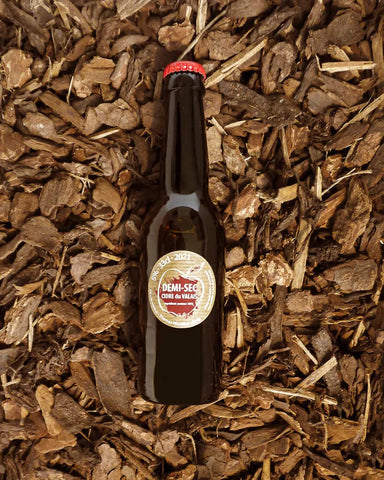 Cidrerie du Valais – Håndværk Demi-Sec Cider 33cl 🍏🍎 | 100% Naturlig, Sulfitfri