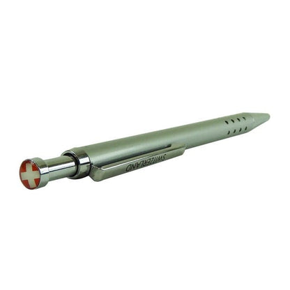 Starlight Swiss BC Kugelschreiber 10er Set – Metall, Swissness-Signet, breiter Clip, 13,8 cm