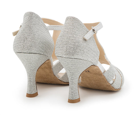 Glow Twinkle Tanzschuhe in Silber Glitter
