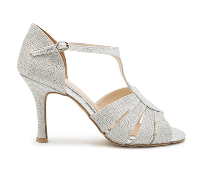 Glow Twinkle Tanzschuhe in Silber Glitter