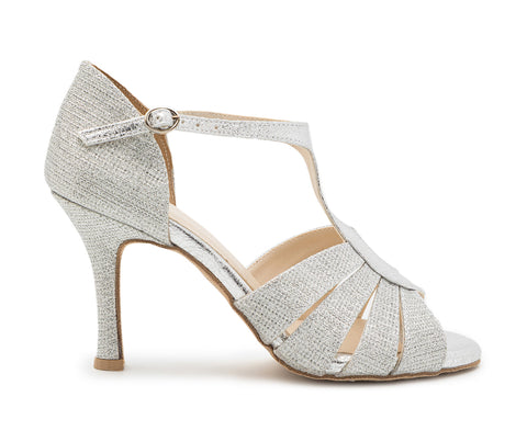 Glow Twinkle Tanzschuhe in Silber Glitter