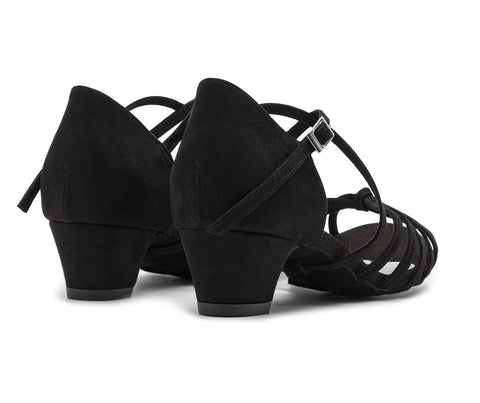 Grace Radiance Tanzschuhe in Schwarz Wildleder