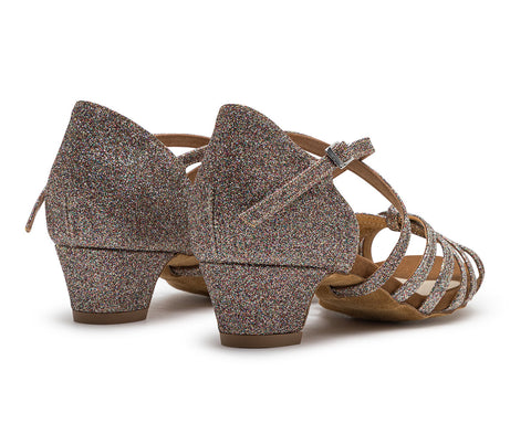 Grace Radiance Tanzschuhe in Multiglitter Mikrofaser