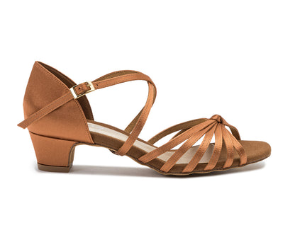 Grace Radiance - Bronze Satin Tanzschuhe - Eleganz Entfesselt ✨💃