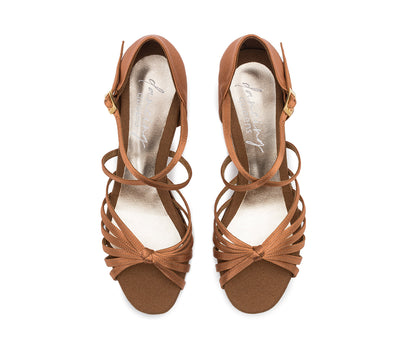 Grace Radiance Tanzschuhe in Bronze Satin