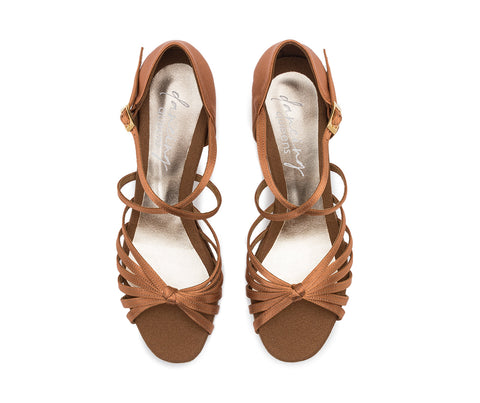 Grace Radiance Tanzschuhe in Bronze Satin