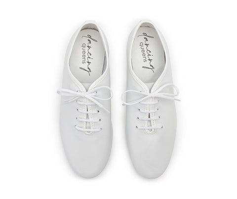 Flow Tanzschuhe in Weiss Leder
