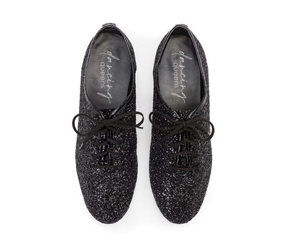 Flow Tanzschuhe in Schwarz Glitter