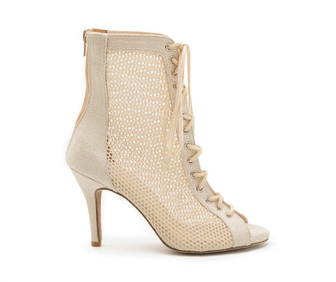 Magnet Aura Tanzschuhe in Beige Wildleder